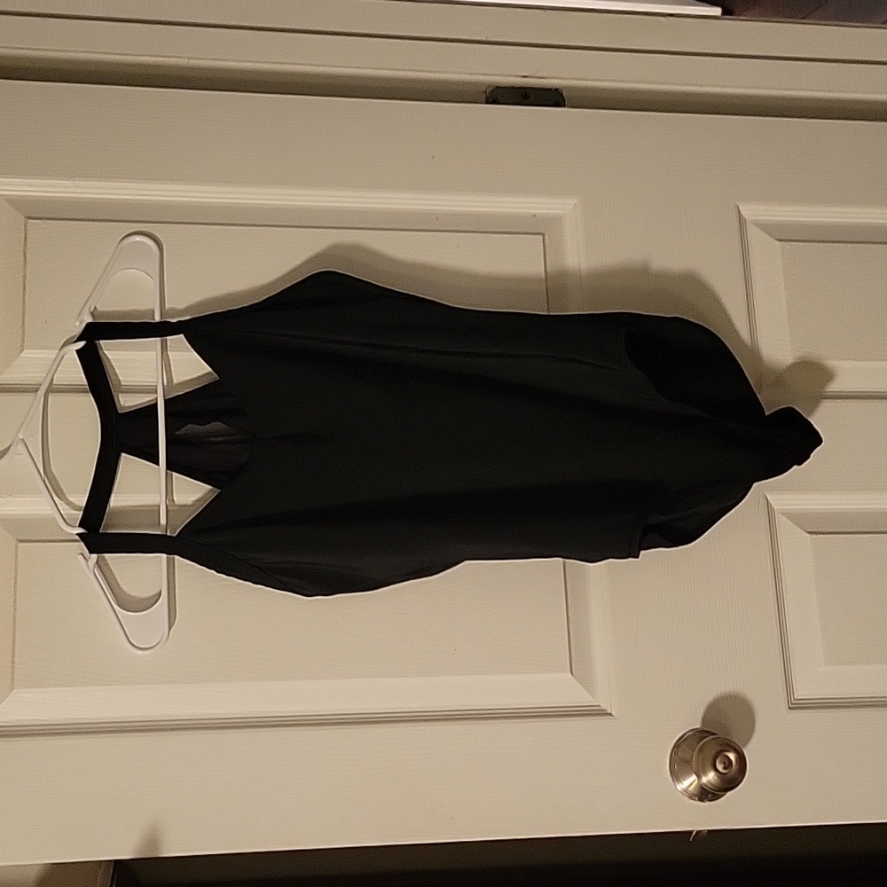 Black Adult Large Leotard